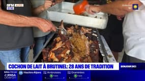 Hautes-Alpes: le cochon de lait était à l'honneur à Brutinel