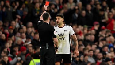 Mitrovic exclu face à Manchester United en FA Cup, le 19 mars 2023.