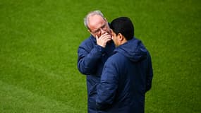 Nasser al-Khelaïfi et Luis Campos