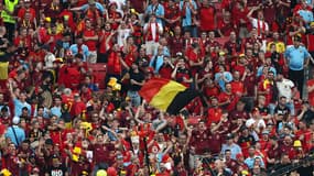 Les supporters belges lors de l'Euro 2024.