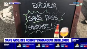 Pass sanitaire: les Nordistes partent manger en Belgique