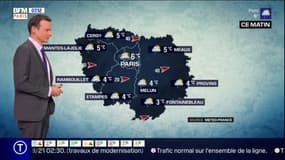 Météo: des averses ce dimanche matin, des éclaircies dans l'après-midi, jusqu'à 11°C à Paris