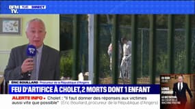 Éric Bouillard, procureur de la République d'Angers: "Les auditions ont commencé ce matin (...) six personnes ont été entendues parmi les artificiers"