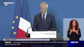 Aide aux entreprises: Bruno Le Maire entend "sortir du 'quoi qu'il en coûte'"