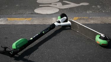 Une trottinette Lime.