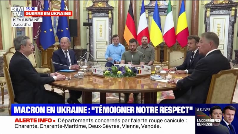 Emmanuel Macron en Ukraine: l'unité européenne au coeur des discussions