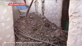 LIGNE ROUGE - Des bénévoles viennent en aide aux villageois de Douzrou où 22 personnes sont mortes à cause du séisme qui a frappé le Maroc