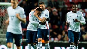 Anthony Martial, Olivier Giroud et Blaise Matuidi