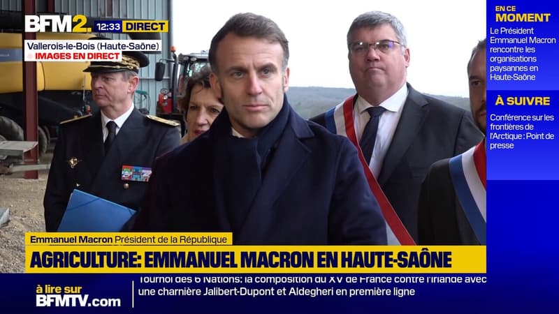 Emmanuel Macron: "En France, depuis maintenant un mois, il n'y a plus de cas de dermatose"