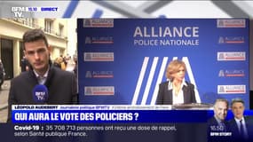 Plusieurs candidats à l'élection présidentielle s'exprimaient devant le syndicat Alliance Police Nationale ce mercredi