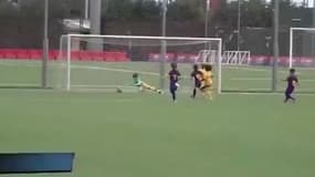 Thiago, le fils de Messi marque son premier but avec les jeunes