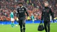 Alisson remplacé lors du match Galatasaray-Liverpool (1-0, Ligue des champions), le 30 septembre 2025