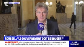 Pénurie de carburants: Fabien Roussel demande au gouvernement de "se bouger un peu"