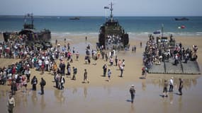 Commémorations du Débarquement en 2014, à Arromanches-les-Bains