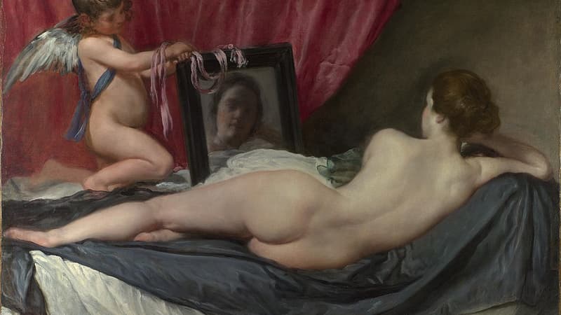 La Vénus au miroir par le peintre espagnol Velázquez