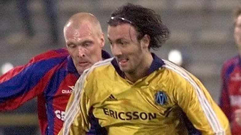 Christophe Dugarry en 1999 contre Bologne