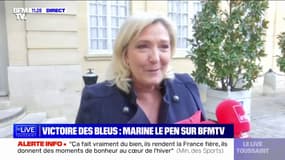Marine Le Pen: "Les compliments faits au Qatar alors que vient d'exploser une affaire gravissime de corruption m'apparaissent déplacés"