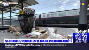 Déchets à la gare Saint-Charles: le maire prend un arrêté pour procéder "immédiatement" au nettoyage