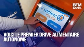 Voici le premier drive alimentaire autonome  