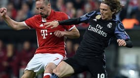 Franck Ribéry et Luka Modric