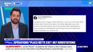Gérald Darmanin annonce 867 interpellations liées aux opérations "place nettes"