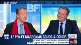 L’édito de Christophe Barbier: Sondage Elabe pour BFMTV et l'Express: Marine Le Pen et Emmanuel Macron au coude à coude au premier tour