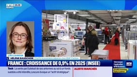 Croissance de 0,9 % en France en 2025 : "sans surprise après la dynamique du troisième trimestre"