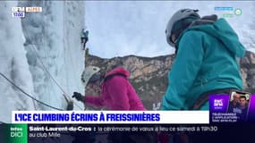 Hautes-Alpes: un rassemblement d'escalade de glace à Freissinières