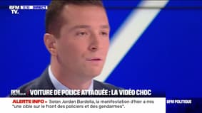 "Je crois que la gauche Nupes a une responsabilité très lourde dans le climat de violence que vit notre pays", Jordan Bardella - 24/09