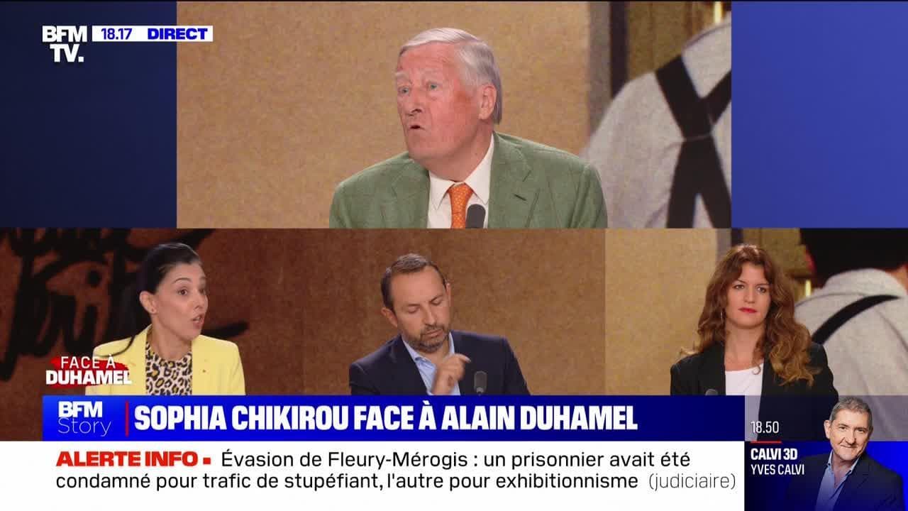 Face à Duhamel Marlène Schiappa, Sophia Chikirou, Sébastien Chenu 3