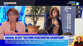 Martine Vassal se dit " victime d'un maître chanteur ".