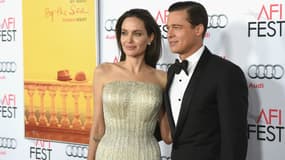 Angelina Jolie et Brad Pitt en 2015