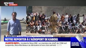 Afghanistan: l'envoyé spécial de BFMTV raconte l'impressionnant pont aérien à l'aéroport de Kaboul