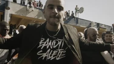 Une image extraite du clip "Pégase" du rappeur Fianso
