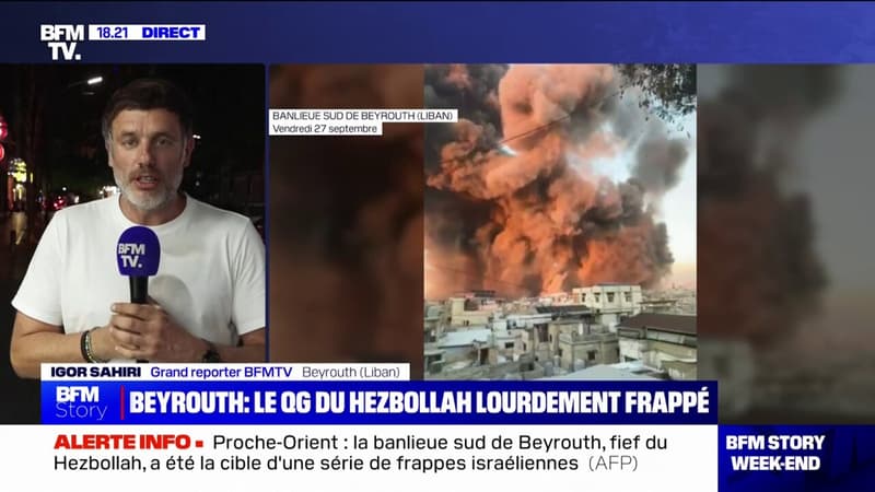 Liban: le QG du Hezbollah touché par une frappe israélienne dans la banlieue sud de Beyrouth