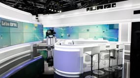 Le plateau principal de BFMTV