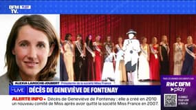 Alexia Laroche-Joubert, présidente de la société Miss France: "Geneviève de Fontenay était une féministe, comme le concours l'est"