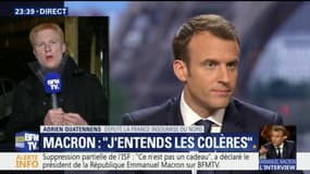 Macron sur BFMTV: "Emmanuel Macron a signé le début de son naufrage", estime le député FI Adrien Quatennens
