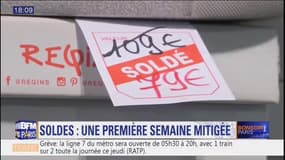 Soldes: une première semaine mitigée