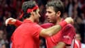 Roger Federer et Stan Wawrinka