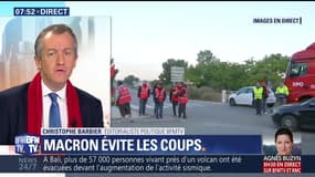 L’édito de Christophe Barbier: Emmanuel Macron évite les coups