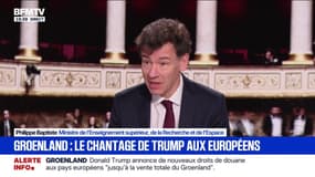 "Il faut revenir aux fondamentaux: le Groenland n'est pas à vendre", déclare Philippe Baptiste, ministre de l'Enseignement supérieur
