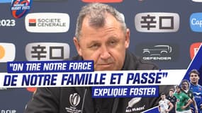 N.-Zélande - Afrique du Sud : "On tire notre force de notre famille et notre passé" explique Foster