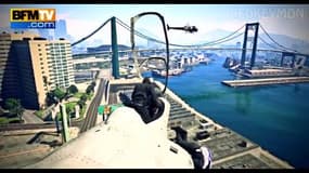 Une cascade improbable dans GTA 5