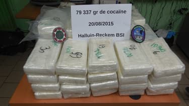 Une saisie de plus de 79 kilos de cocaïne par les douanes françaises.