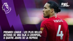 Premier League : Les plus belles actions de Van Dijk à Liverpool, à quatre jours de la reprise