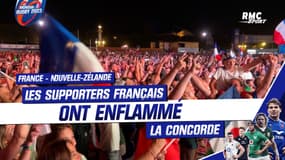 France 27-13 Nouvelle-Zélande : Les supporters français ont enflammé la Concorde