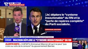Vers une démission d'Emmanuel Macron? "C'est de la politique-fiction" balaie le chef de l'État