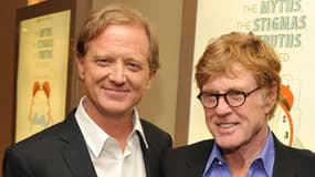 James et Robert Redford en 2012