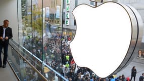 21 septembre 2012, avant l'ouverture de l'Apple Store de Munich